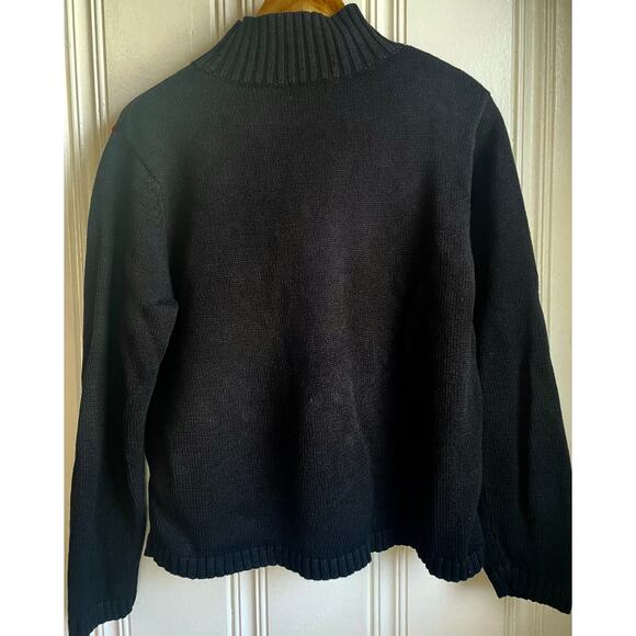 Vintage Classic Elements Christmas Tree Embroidered Sweater Women’s Large - Picture 5 of 5